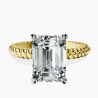 18kt Yellow Gold Sansa Solitaire Lab Diamond Ring front image