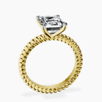 18kt Yellow Gold Sansa Solitaire Lab Diamond Ring side right image one