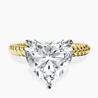 10kt Yellow Gold Sansa Solitaire Lab Diamond Ring front image