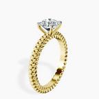 1.41 ct. round Sansa Solitaire Ring in 18kt yellow gold standing product image one