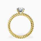 1.41 ct. round Sansa Solitaire Ring in 18kt yellow gold side right image one