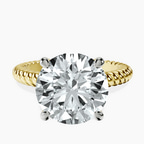 14kt Yellow Gold Sansa Solitaire Lab Diamond Ring front image