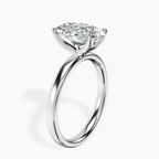 2.06 ct. oval Four Prong Ring in 10kt white gold standing product image one