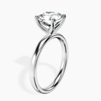 2.65 ct. radiant Four Prong Ring in 18kt white gold standing product image one
