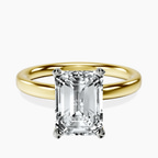 14kt Yellow Gold Four Prong Solitaire 2mm Lab Diamond Ring front image