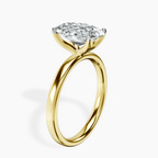 2.99 ct. oval Four Prong Ring in 14kt yellow gold standing product image one