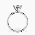 Platinum Six Prong Solitaire 2mm Lab Diamond Ring side right image one