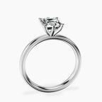 Platinum Six Prong Solitaire 2mm Lab Diamond Ring side right image one