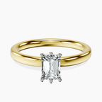 14kt Yellow Gold Six Prong Solitaire 2mm Lab Diamond Ring front image