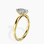 1.80 ct. oval Six Prong Ring in 14kt yellow gold standing product image one