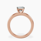 18kt Rose Gold Quinn Solitaire Lab Diamond Ring side right image one