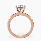 14kt Rose Gold Quinn Solitaire Lab Diamond Ring side right image one
