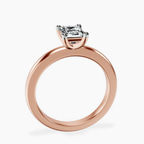 1.01 ct. emerald Quinn Solitaire Ring in 10kt rose gold side right image one