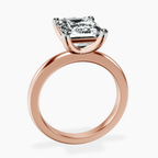 14kt Rose Gold Quinn Solitaire Lab Diamond Ring side right image one