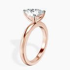 10kt Rose Gold Quinn Solitaire Lab Diamond Ring standing product image one
