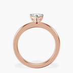10kt Rose Gold Quinn Solitaire Lab Diamond Ring side right image one