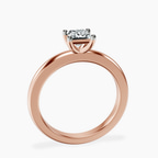 10kt Rose Gold Quinn Solitaire Lab Diamond Ring side right image one