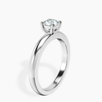 Platinum Quinn Solitaire Lab Diamond Ring standing product image one