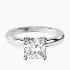 Platinum Quinn Solitaire Lab Diamond Ring front image