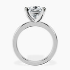 Platinum Quinn Solitaire Lab Diamond Ring side right image one