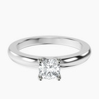 Platinum Quinn Solitaire Lab Diamond Ring front image