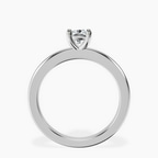 Platinum Quinn Solitaire Lab Diamond Ring side right image one