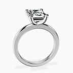 Platinum Quinn Solitaire Lab Diamond Ring side right image one