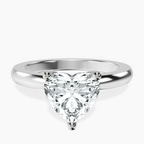 Platinum Quinn Solitaire Lab Diamond Ring front image