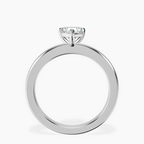 Platinum Quinn Solitaire Lab Diamond Ring side right image one