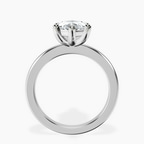 Platinum Quinn Solitaire Lab Diamond Ring side right image one