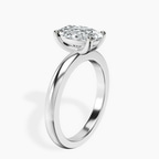 Platinum Quinn Solitaire Lab Diamond Ring standing product image one