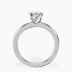 Platinum Quinn Solitaire Lab Diamond Ring side right image one