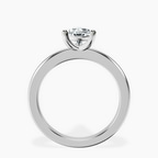 Platinum Quinn Solitaire Lab Diamond Ring side right image one