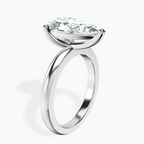 Platinum Quinn Solitaire Lab Diamond Ring standing product image one