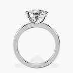 Platinum Quinn Solitaire Lab Diamond Ring side right image one