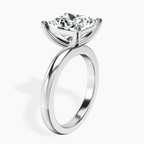 Platinum Quinn Solitaire Lab Diamond Ring standing product image one