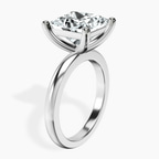 Platinum Quinn Solitaire Lab Diamond Ring standing product image one