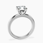 Platinum Quinn Solitaire Lab Diamond Ring side right image one