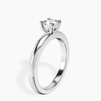 Platinum Quinn Solitaire Lab Diamond Ring standing product image one