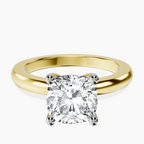 10kt Yellow Gold Quinn Solitaire Lab Diamond Ring front image