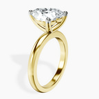 14kt Yellow Gold Quinn Solitaire Lab Diamond Ring standing product image one