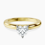 14kt Yellow Gold Quinn Solitaire Lab Diamond Ring front image