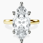 14kt Yellow Gold Quinn Solitaire Lab Diamond Ring front image