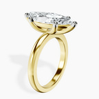 14kt Yellow Gold Quinn Solitaire Lab Diamond Ring standing product image one