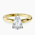 14kt Yellow Gold Quinn Solitaire Lab Diamond Ring front image