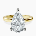 10kt Yellow Gold Quinn Solitaire Lab Diamond Ring front image