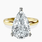 14kt Yellow Gold Quinn Solitaire Lab Diamond Ring front image