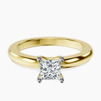 10kt Yellow Gold Quinn Solitaire Lab Diamond Ring front image