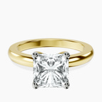 10kt Yellow Gold Quinn Solitaire Lab Diamond Ring front image