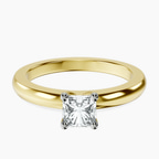 10kt Yellow Gold Quinn Solitaire Lab Diamond Ring front image